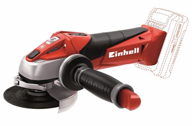 Hovedbilde Einhell Batteridrevet vinkelsliper Power x-change 18V