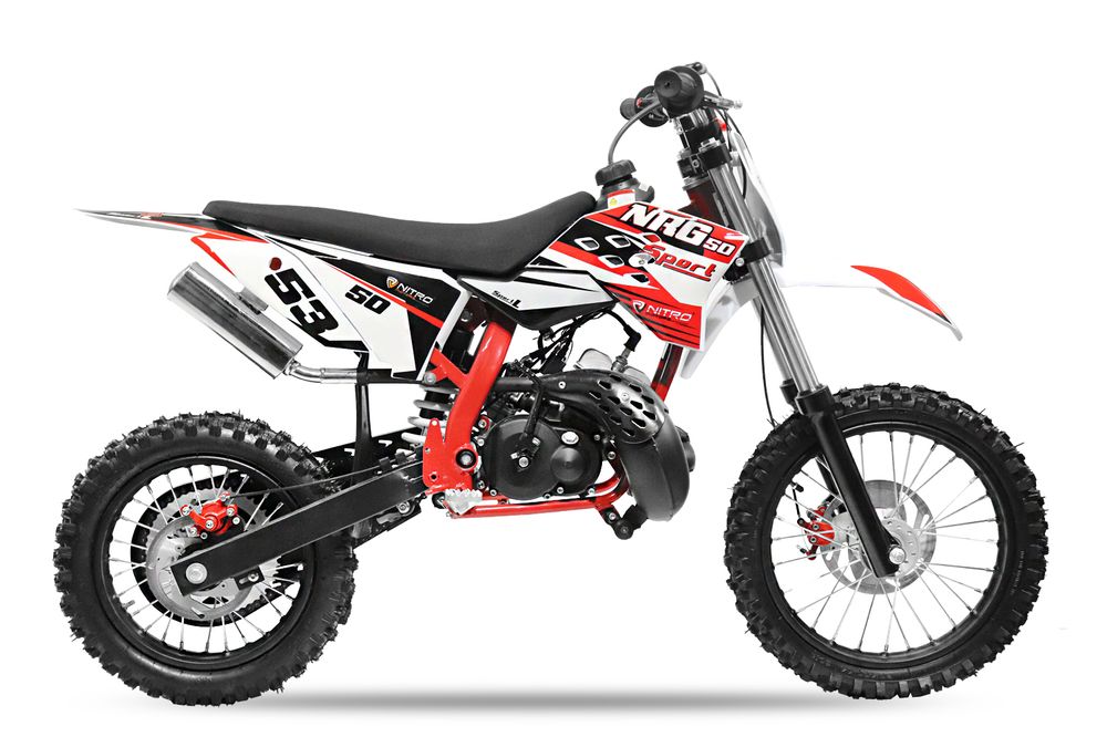 Nitro Motors NRG50 50cc 9hk barnedirtbike 14/12