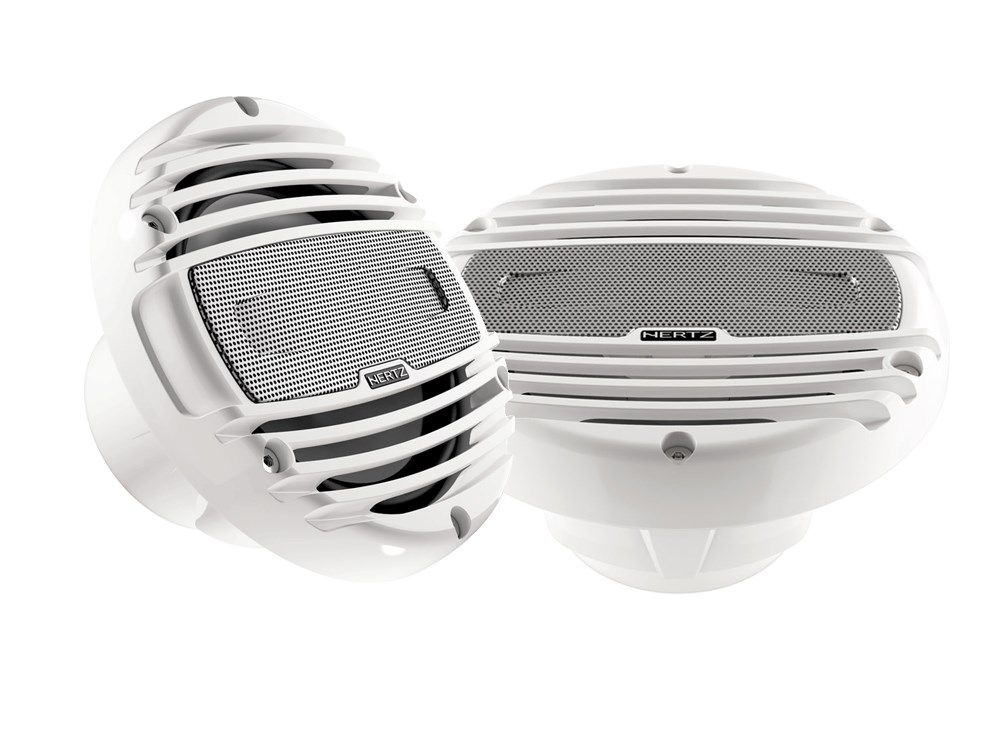 Hertz HMX 6.5 LD høyttalerpar hvit m/LED