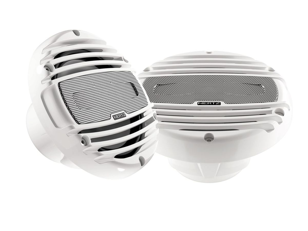 Hertz HMX 6.5 LD høyttalerpar hvit m/LED