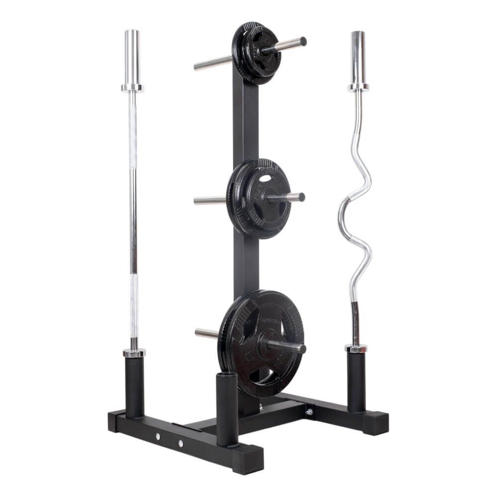 Vektskivestativ med stangholdere 30 mm – inSPORTline Mitrello