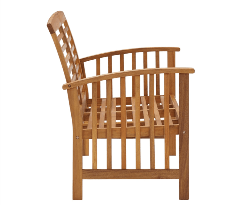 Hagebenk 119 cm - heltre akasie