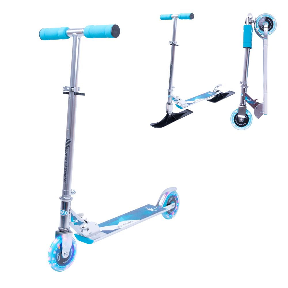 2 i 1 Sparkesykkel og snø scooter WORKER Snow Spider PRO