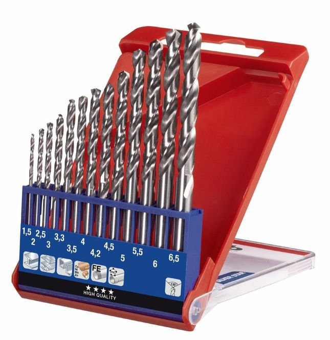Hovedbilde Kwb Silver Star HSS-bor i kasse 1,5 til 6,5 mm