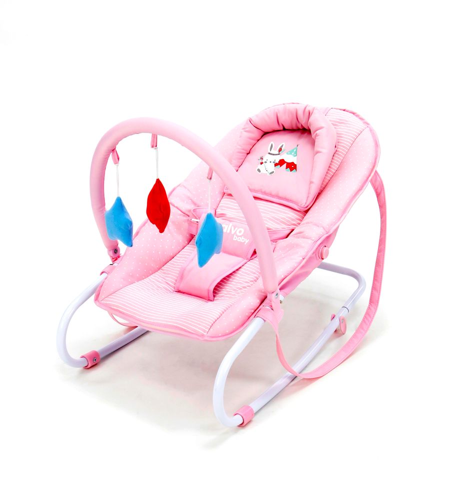 Asalvo Baby Vippestol Rabbit Tipi med Leker - fargevalg