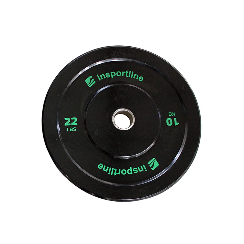 Gummibelagt vektplate - 5-15 kg 50mm