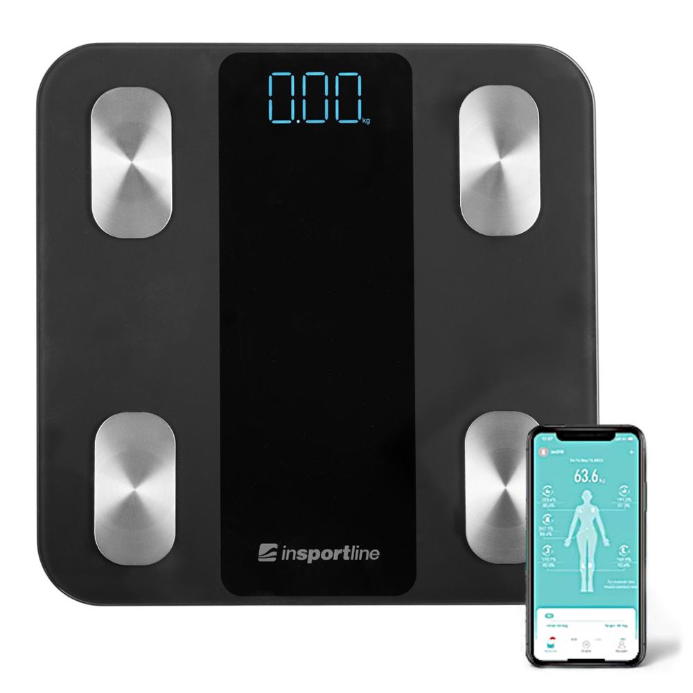 Smartvekt inSPORTline Syncale 20 kroppsanalyse