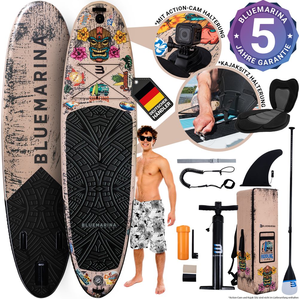 Bluemarina Ariki oppblåsbart SUP-brett 325x86x15 fargevalg