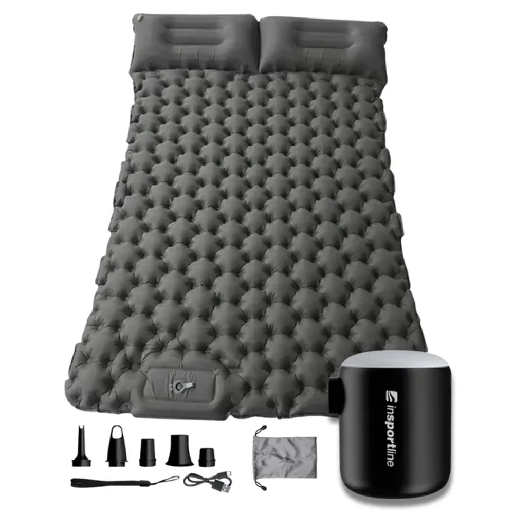 Oppblåsbar madrass til 2 pers - 192x125 cm