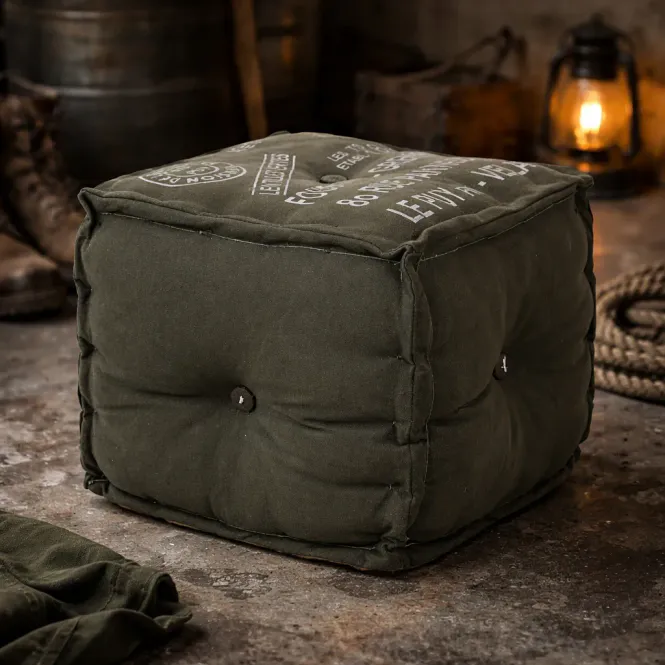 Hovedbilde Sara puff - grønn