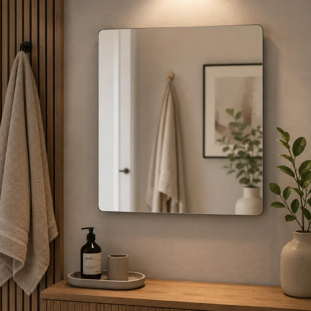 Infrarød speilvarmer 200 W firkantet 60 x 60 cm – Heidenfeld HF-HS300