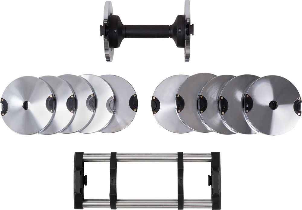Miweba Sports justerbar manual VH100, stål, 4-24 kg