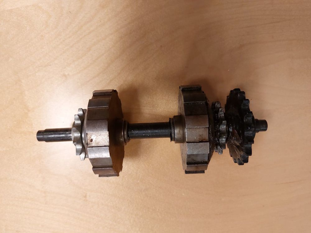 Clutch og aksling til beltebrems QTP30255