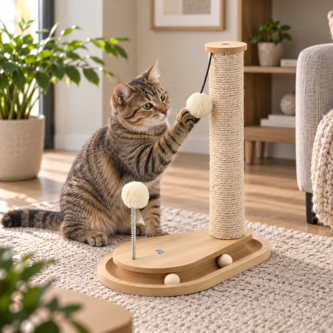 Hovedbilde Kompakt klorestativ – beige 40 cm