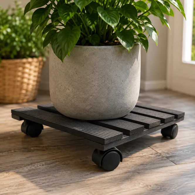 Hovedbilde Plantetrillevogn WPC 30×30 cm
