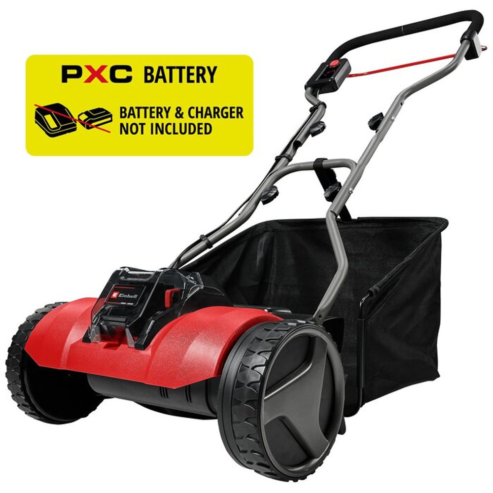Batteridrevet Spindelgressklipper 38 cm - Einhell