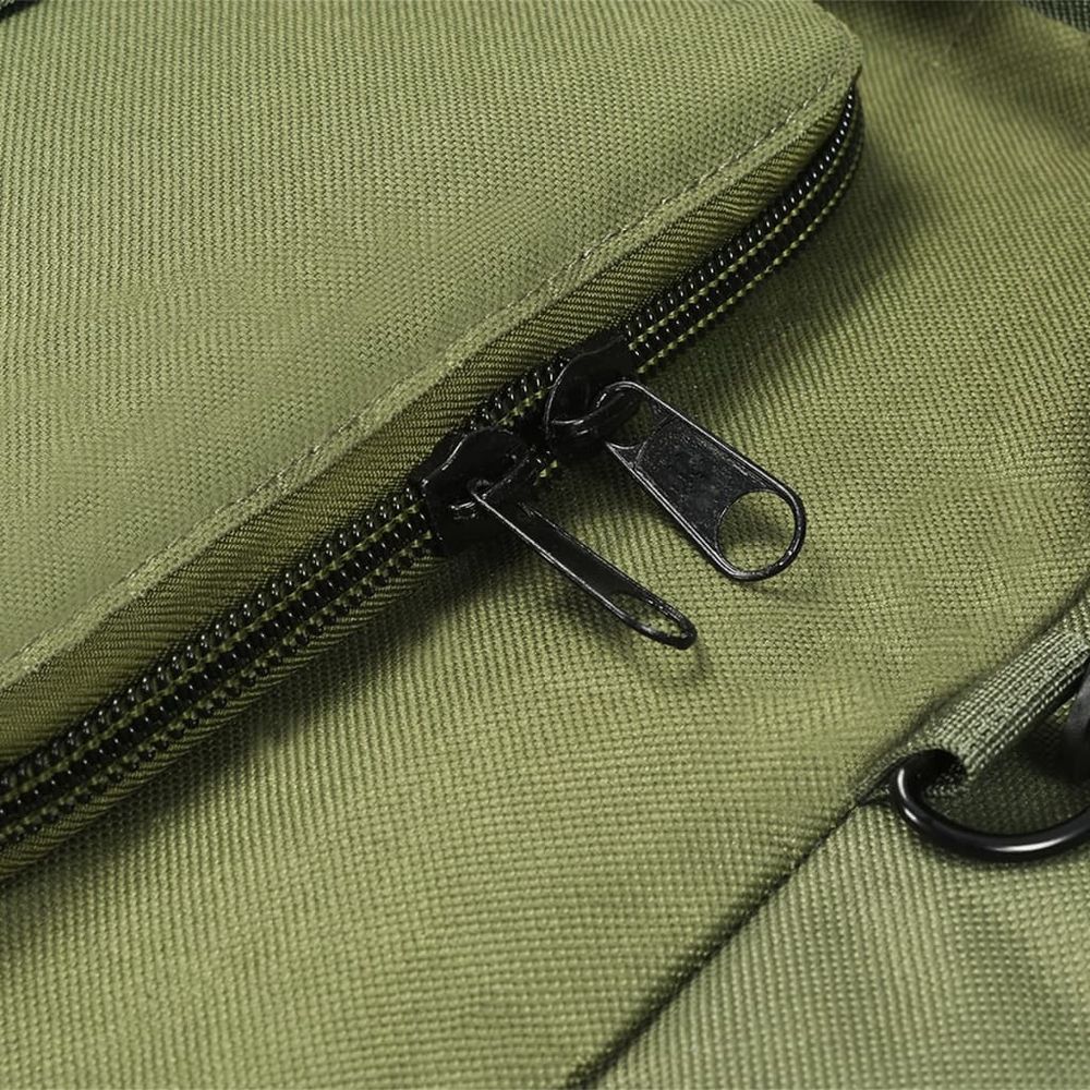Duffelveske i militærstil 3-i-1 120 L olivengrønn