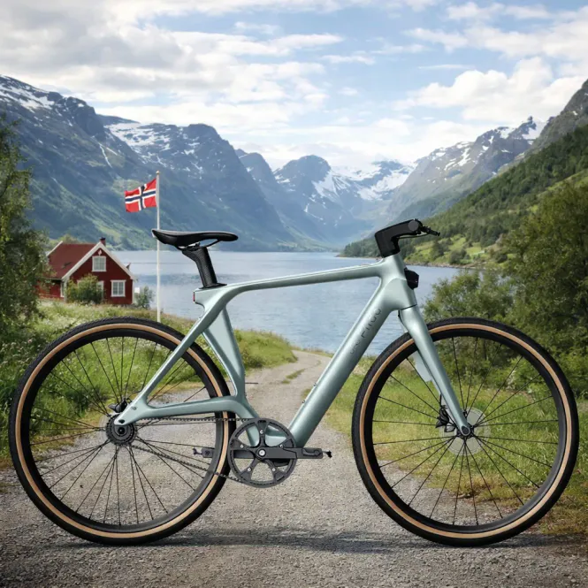 Hovedbilde Fiido Air elektrisk sykkel - 13,7kg Ultralett Karbon fiber