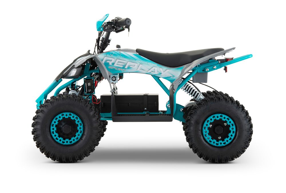 Replay 1200W ATV med Snowy-dekk og LED-lys